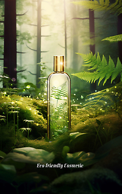 PSD 편집이미지 잎 자연 사람없음 반짝임 화장품 풀 숲 에코 친환경 공병 천연화장품 이미지편집 식물 모션 뷰티 환경 생태계 병_담는 파일형식