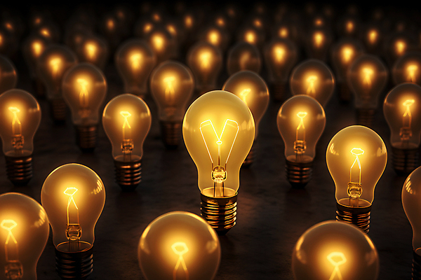 JPG 편집이미지 백그라운드 전구 사람없음 빛 노란색 어둠 편집실사 AI컴퓨터그래픽 AI콘텐츠 컬러 CG 파일형식