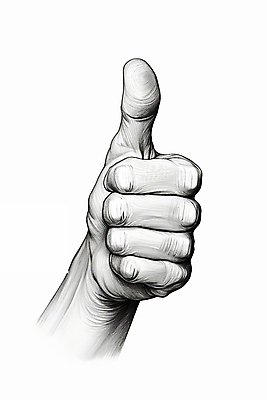 PSD 손 일러스트 신체부위 검은색 회색 엄지손가락 스케치 따봉 국내일러스트 컬러 손가락 미술 사람 최고 파일형식
