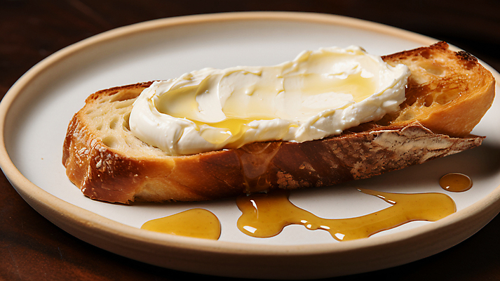 JPG 편집이미지 접시 음식 디저트 사람없음 바게트 디지털합성 꿀 크림치즈 터키음식 허니디퍼 스프레드 카이막 편집실사 AI포토 AI콘텐츠 식기 빵 치즈 유제품 도구 CG 동양음식 파일형식 튀르키예