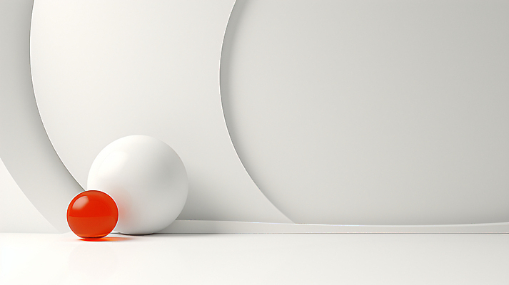 JPG 편집이미지 백그라운드 추상 사람없음 3D 공간 흰색 원형 입체 디지털합성 심플 편집3D AI컴퓨터그래픽 AI콘텐츠 도형 컬러 무늬 파일형식