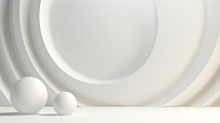 JPG 편집이미지 백그라운드 추상 사람없음 3D 공간 흰색 원형 입체 디지털합성 심플 편집3D AI컴퓨터그래픽 AI콘텐츠 도형 컬러 무늬 파일형식