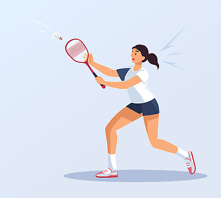 전신 PSD 여자 스포츠 일러스트 한명 성인 운동복 운동 잡기 배드민턴라켓 셔틀콕 배드민턴 배드민턴선수 성인여자한명만 국내일러스트 1 옷 스포츠용품 모션 운동선수 건강 사람 구기 라켓 여자한명만 성인여자만 파일형식