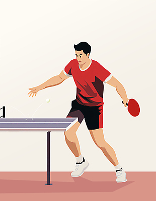 전신 PSD 남자 스포츠 일러스트 한명 성인 운동복 운동 잡기 탁구채 탁구 탁구공 탁구선수 탁구대 성인남자한명만 국내일러스트 1 옷 공 모션 운동선수 건강 사람 구기 라켓 탁구용품 남자한명만 성인남자만 파일형식