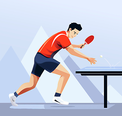 전신 PSD 남자 스포츠 일러스트 한명 성인 운동복 운동 잡기 탁구채 탁구 탁구공 탁구선수 탁구대 성인남자한명만 국내일러스트 1 옷 공 모션 운동선수 건강 사람 구기 라켓 탁구용품 남자한명만 성인남자만 파일형식