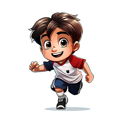 전신 PSD 남자 어린이 일러스트 축구선수 한명 소년 달리기 축구 축구복 축구캐릭터 소년한명만 국내일러스트 1 모션 운동선수 사람 운동복 구기 스포츠캐릭터 남자한명만 소년만 파일형식