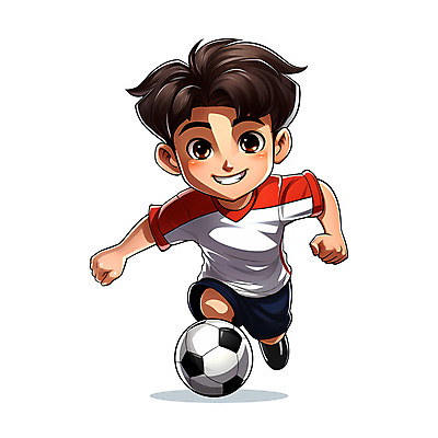 전신 PSD 남자 어린이 일러스트 축구공 축구선수 한명 소년 달리기 축구 축구복 축구캐릭터 소년한명만 국내일러스트 1 공 축구용품 모션 운동선수 사람 운동복 구기 스포츠캐릭터 남자한명만 소년만 파일형식