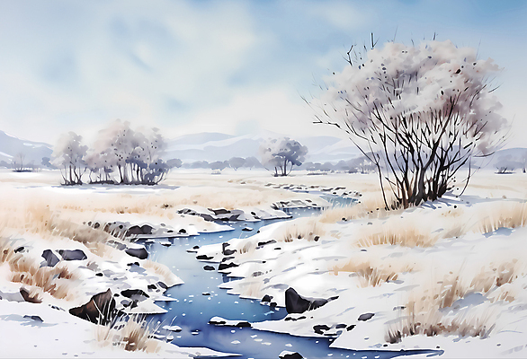 JPG 나무 편집이미지 설경 자연 하늘 풍경 사람없음 흰색 시골 눈 물길 눈덮임 편집실사 자연요소 식물 길 컬러 컨셉 겨울 날씨 CG 생태계 파일형식