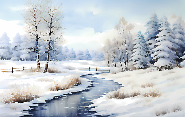 JPG 나무 편집이미지 설경 자연 하늘 풍경 사람없음 흰색 시골 눈 물길 눈덮임 편집실사 자연요소 식물 길 컬러 컨셉 겨울 날씨 CG 생태계 파일형식