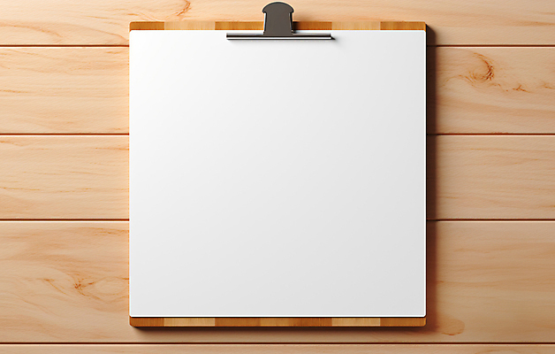 JPG 편집이미지 종이 사람없음 흰색 메뉴판 서류판 목업 카피스페이스 편집실사 AI포토 AI콘텐츠 컬러 사무용품 공백 CG 파일형식