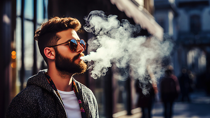 JPG 편집이미지 남자 거리 한명 상반신 성인 선글라스 연기 담배연기 흡연자 전자담배 성인남자한명만 편집실사 AI인물포토 AI콘텐츠 1 안경 흡연 담배 사람 CG 남자한명만 성인남자만 파일형식 AI포토