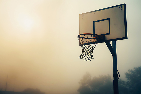 JPG 편집이미지 백그라운드 하늘 농구 사람없음 안개 농구대 농구장 편집실사 AI포토 AI콘텐츠 스포츠시설 날씨 구기 골대 CG 파일형식