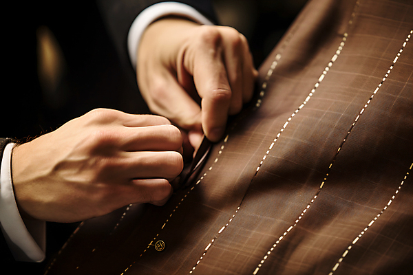 JPG 편집이미지 손 정장 신체부위 잡기 작업 재단 재단사 편집실사 AI인물포토 AI콘텐츠 직업 옷 모션 사람 CG 파일형식 AI포토