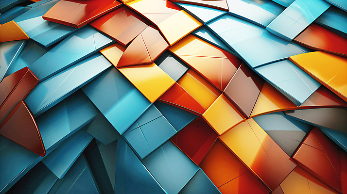 JPG 도형 편집이미지 백그라운드 패턴 추상 사람없음 컬러풀 디지털합성 지오메트릭 이미지편집 편집실사 AI컴퓨터그래픽 AI콘텐츠 컬러 무늬 CG 파일형식