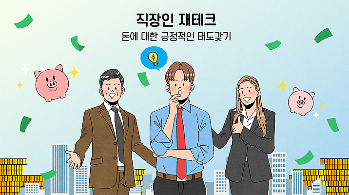 여자 남자 중년 지폐 생각 일러스트 전구 팔벌리기 정장 손짓 상반신 성인 건물 세명 동전 돼지저금통 비즈니스맨 비즈니스우먼 재테크 따봉 자산관리 긍정적 국내일러스트 AI파일 건축물 옷 감정 돈 비즈니스 모션 사람 금융 경제 저금통 최고 직장인 파일형식 벡터
