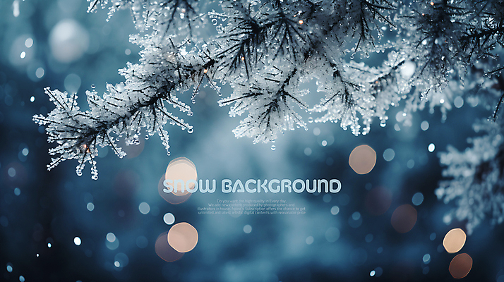 PSD 편집이미지 백그라운드 겨울 사람없음 파란색 얼음 눈 소나무 보케 빛망울 이미지편집 자연요소 나무 계절 컬러 날씨 빛 파일형식