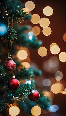 JPG 편집이미지 크리스마스 겨울 사람없음 반짝임 크리스마스트리 보케 빛망울 오너먼트 보케백그라운드 편집실사 AI포토 AI콘텐츠 계절 기념일 백그라운드 크리스마스장식 모션 빛 CG 파일형식