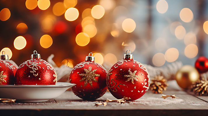 JPG 편집이미지 접시 크리스마스 겨울 사람없음 반짝임 보케 빛망울 오너먼트 보케백그라운드 편집실사 AI포토 AI콘텐츠 식기 계절 기념일 백그라운드 크리스마스장식 모션 빛 CG 파일형식