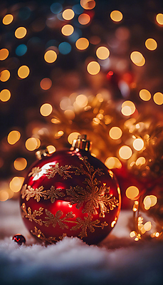 JPG 편집이미지 크리스마스 겨울 사람없음 반짝임 눈 보케 빛망울 오너먼트 보케백그라운드 편집실사 AI포토 AI콘텐츠 자연요소 계절 기념일 백그라운드 크리스마스장식 모션 날씨 빛 CG 파일형식