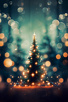 JPG 편집이미지 크리스마스 겨울 사람없음 반짝임 크리스마스트리 보케 청록색 빛망울 오너먼트 보케백그라운드 편집실사 AI포토 AI콘텐츠 계절 기념일 컬러 백그라운드 크리스마스장식 모션 빛 CG 파일형식