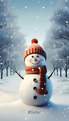 PSD 나무 편집이미지 백그라운드 겨울 눈사람 사람없음 파란색 설원 흰색 눈내림 눈덮임 겨울배경 이미지편집 식물 계절 컬러 컨셉 눈_날씨 파일형식