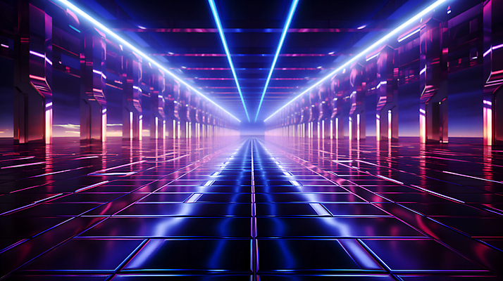 JPG 편집이미지 디자인 선 미래 사람없음 빛 공간 복도 사이버 디지털합성 하이테크 네온 이미지편집 편집실사 AI컴퓨터그래픽 AI콘텐츠 컨셉 기술 CG 파일형식