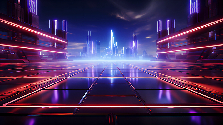 JPG 편집이미지 디자인 선 미래 빌딩 사람없음 빛 공간 복도 사이버 디지털합성 하이테크 네온 미래도시 이미지편집 편집실사 AI컴퓨터그래픽 AI콘텐츠 컨셉 기술 건물 도시 CG 파일형식