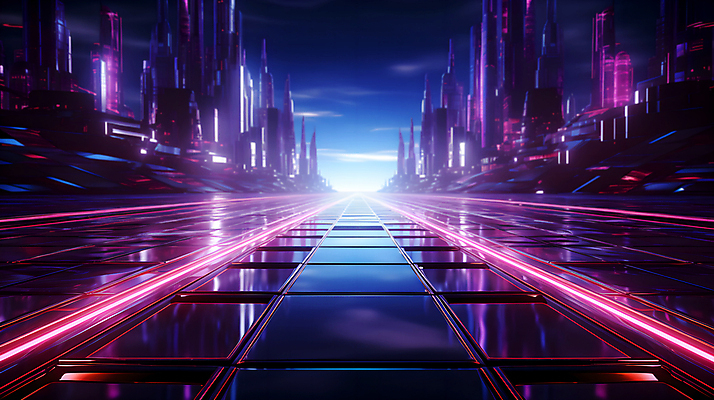 JPG 편집이미지 디자인 선 미래 빌딩 사람없음 빛 공간 복도 사이버 디지털합성 하이테크 네온 미래도시 이미지편집 편집실사 AI컴퓨터그래픽 AI콘텐츠 컨셉 기술 건물 도시 CG 파일형식