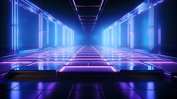 JPG 편집이미지 디자인 선 미래 사람없음 빛 공간 복도 사이버 디지털합성 하이테크 네온 이미지편집 편집실사 AI컴퓨터그래픽 AI콘텐츠 컨셉 기술 CG 파일형식