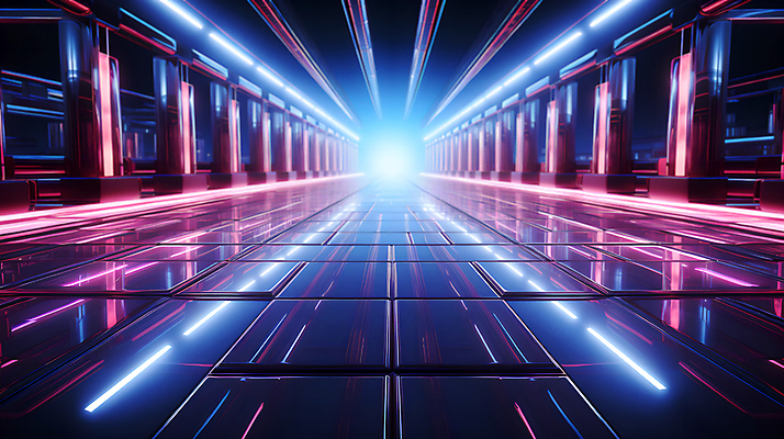 JPG 편집이미지 디자인 선 미래 사람없음 빛 공간 복도 사이버 디지털합성 하이테크 네온 이미지편집 편집실사 AI컴퓨터그래픽 AI콘텐츠 컨셉 기술 CG 파일형식