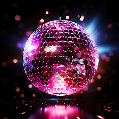 JPG 편집이미지 분홍색 조명 사람없음 반짝임 파티 원형 디지털합성 디스코 미러볼 편집실사 AI포토 AI콘텐츠 도형 음악 컬러 모션 이벤트 장식 춤 CG 파일형식