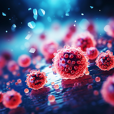 JPG 편집이미지 세포 사람없음 바이러스 질병 디지털합성 바이러스침투 이미지편집 편집실사 AI컴퓨터그래픽 AI콘텐츠 의학 CG 파일형식