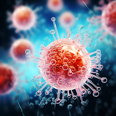 JPG 편집이미지 세포 사람없음 바이러스 질병 디지털합성 바이러스침투 이미지편집 편집실사 AI컴퓨터그래픽 AI콘텐츠 의학 CG 파일형식