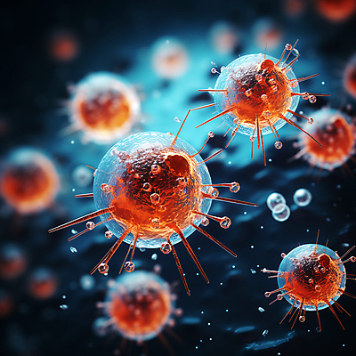 JPG 편집이미지 세포 사람없음 거품 바이러스 질병 디지털합성 바이러스침투 이미지편집 편집실사 AI컴퓨터그래픽 AI콘텐츠 의학 CG 파일형식