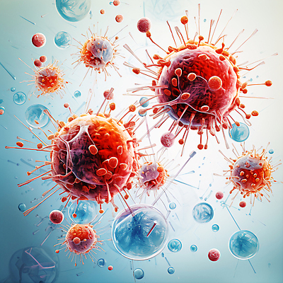 JPG 편집이미지 세포 사람없음 바이러스 질병 디지털합성 바이러스침투 이미지편집 편집실사 AI컴퓨터그래픽 AI콘텐츠 의학 CG 파일형식