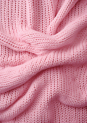 JPG 편집이미지 분홍색 백그라운드 사람없음 직물 포근함 스웨터 니트 편집실사 AI포토 AI콘텐츠 컬러 상의 감각 CG 파일형식