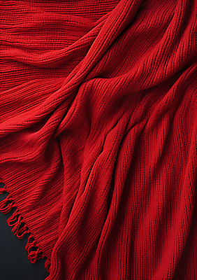 JPG 편집이미지 백그라운드 사람없음 빨간색 직물 포근함 스웨터 니트 편집실사 AI포토 AI콘텐츠 컬러 상의 감각 CG 파일형식