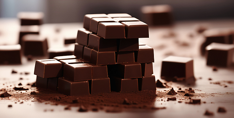 JPG 편집이미지 발렌타인데이 사람없음 갈색 쌓기 초콜릿 편집실사 AI포토 AI콘텐츠 컬러 모션 데이이벤트 디저트 CG 파일형식