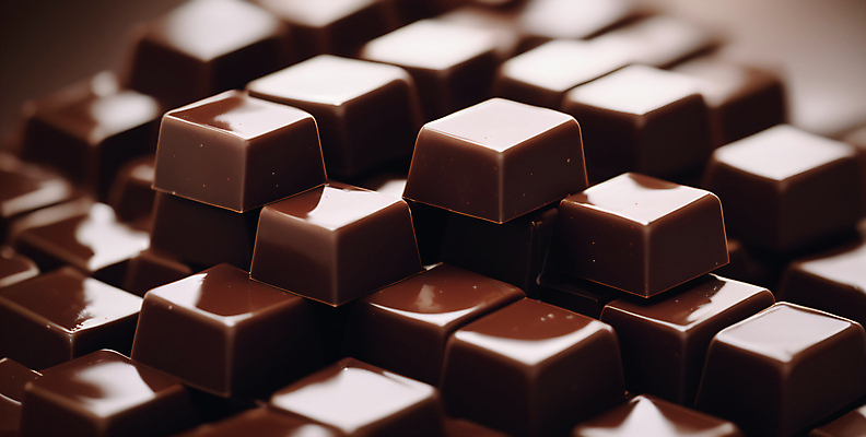 JPG 편집이미지 발렌타인데이 사람없음 갈색 쌓기 초콜릿 편집실사 AI포토 AI콘텐츠 컬러 모션 데이이벤트 디저트 CG 파일형식