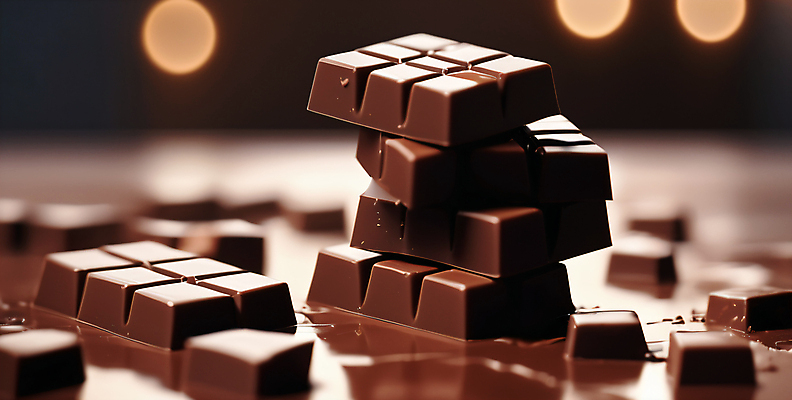 JPG 편집이미지 발렌타인데이 사람없음 갈색 쌓기 초콜릿 편집실사 AI포토 AI콘텐츠 컬러 모션 데이이벤트 디저트 CG 파일형식