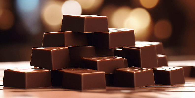 JPG 편집이미지 발렌타인데이 사람없음 갈색 쌓기 초콜릿 보케 편집실사 AI포토 AI콘텐츠 컬러 모션 데이이벤트 디저트 CG 파일형식