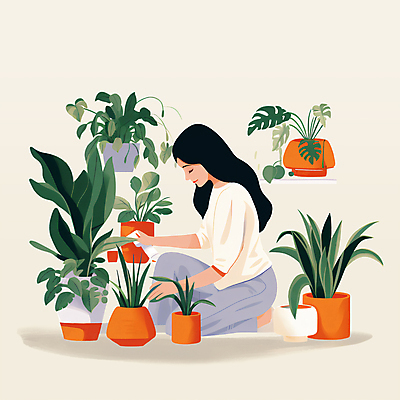 전신 PSD 라이프스타일 여자 화분 잎 일러스트 휴식 한명 들기 성인 초록색 풀 무릎꿇기 물주기 원예 분무기 감성 돌봄 몬스테라 성인여자한명만 플랜테리어 홈가드닝 반려식물 국내일러스트 식물 1 컬러 컨셉 모션 사람 취미 생활 인테리어 여자한명만 성인여자만 파일형식