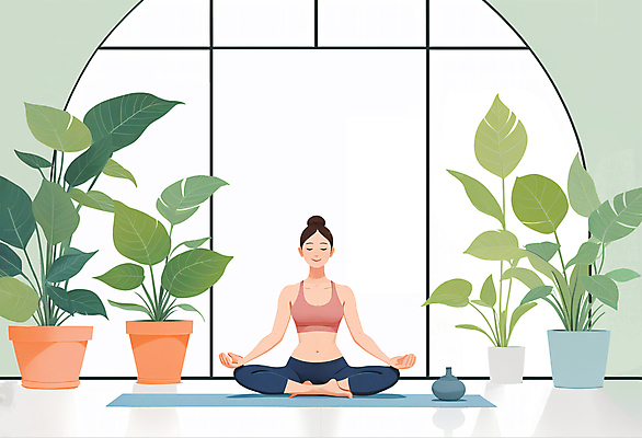 전신 PSD 라이프스타일 여자 화분 잎 일러스트 요가 창문 휴식 한명 앉기 성인 초록색 매트 풀 명상 원예 감성 성인여자한명만 플랜테리어 반려식물 국내일러스트 식물 1 웰빙 컬러 컨셉 모션 사람 취미 생활 인테리어 여자한명만 성인여자만 파일형식