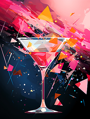 JPG 편집이미지 분홍색 사람없음 칵테일 화려 칵테일잔 이미지편집 편집실사 컬러 컨셉 술잔 주류 CG 파일형식