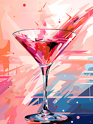 JPG 편집이미지 분홍색 사람없음 칵테일 화려 칵테일잔 이미지편집 편집실사 컬러 컨셉 술잔 주류 CG 파일형식