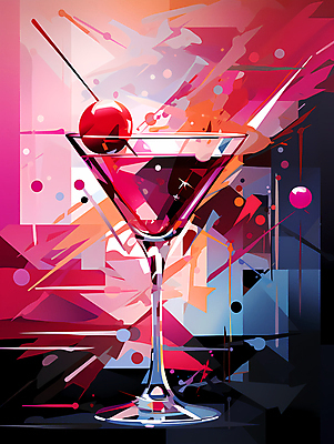 JPG 편집이미지 분홍색 사람없음 칵테일 화려 칵테일잔 이미지편집 편집실사 컬러 컨셉 술잔 주류 CG 파일형식