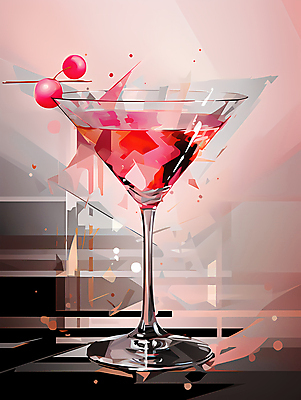 JPG 편집이미지 분홍색 사람없음 칵테일 화려 칵테일잔 이미지편집 편집실사 컬러 컨셉 술잔 주류 CG 파일형식