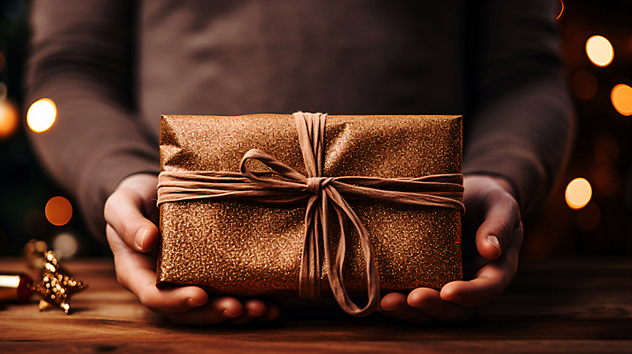 JPG 편집이미지 손 리본 종이 크리스마스장식 선물 들기 신체부위 선물상자 보케 베이지색 보케백그라운드 2025년 트렌드컬러 편집실사 모카무스 AI인물포토 AI콘텐츠 컬러 백그라운드 크리스마스 모션 사람 상자 연도 CG 파일형식 AI포토