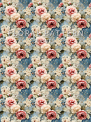 PSD 편집이미지 꽃 백그라운드 꽃무늬 패턴 사람없음 직물 인쇄 디지털합성 이미지편집 식물 무늬 파일형식