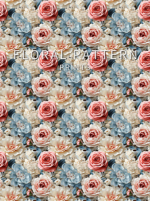 PSD 편집이미지 꽃 백그라운드 꽃무늬 패턴 사람없음 직물 인쇄 디지털합성 이미지편집 식물 무늬 파일형식